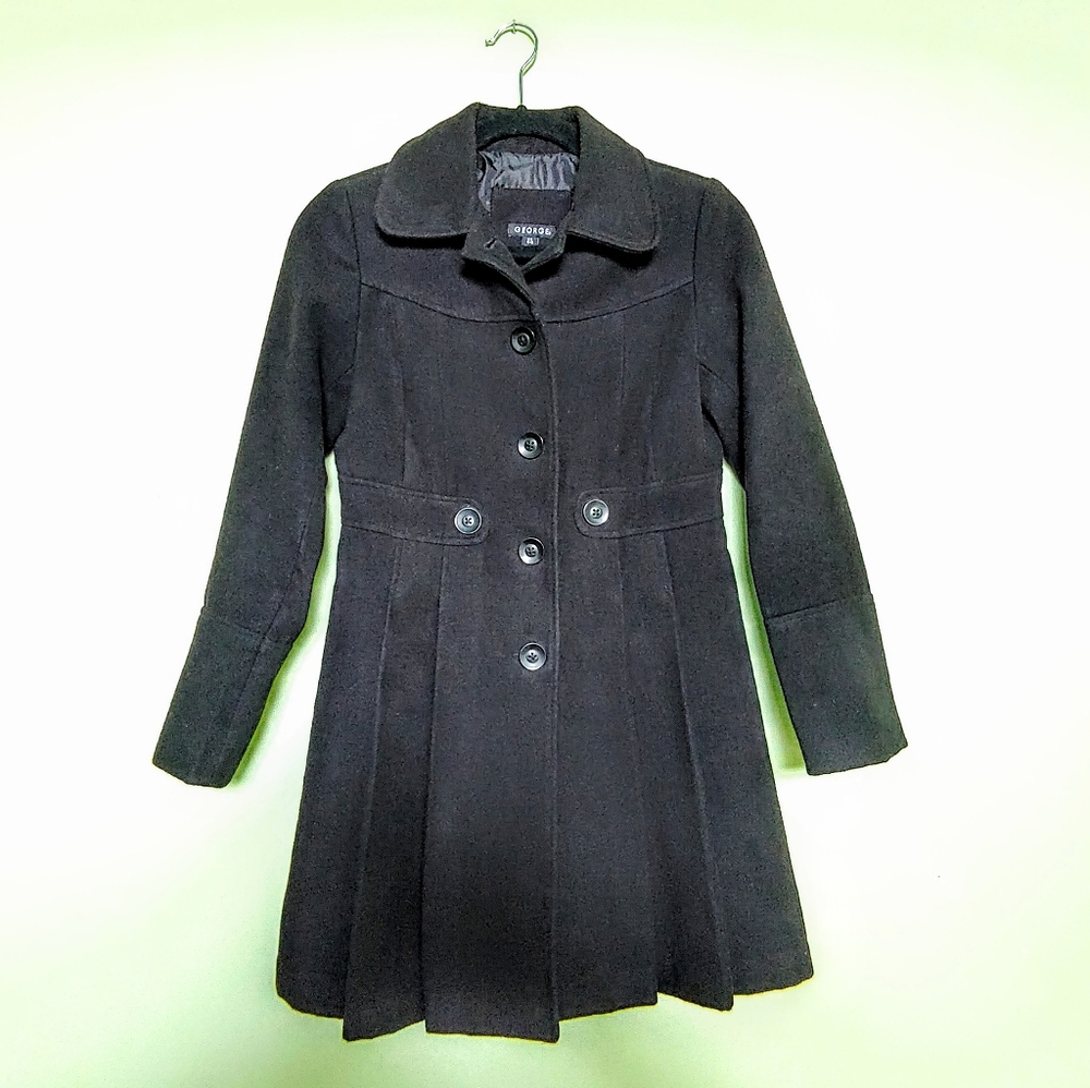 George Black Girls Coat